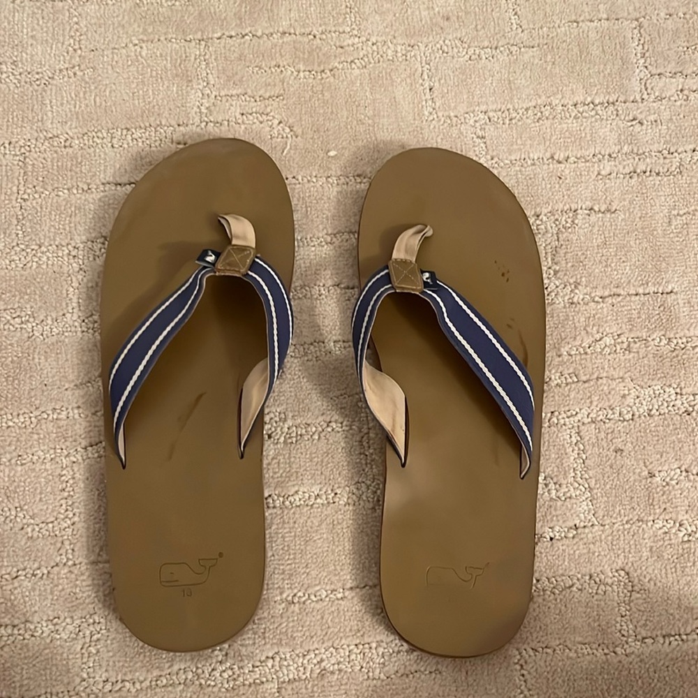Men’s Vineyard Vines Sailor Stripe Flip-Flops ☀️